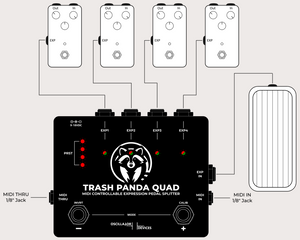 Trash Panda - Expression Pedal Expander