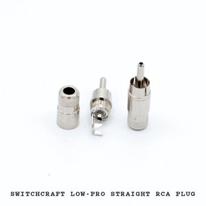 RCA Switchcraft Straight Plug