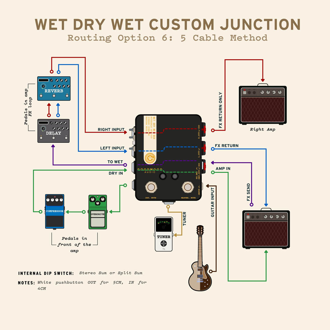 From Mono To Wet Dry Wet Without Repatching!? - Goodwood Audio