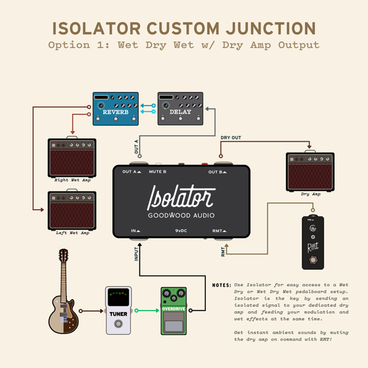 Isolator (Dry Amp Output) - Custom Junction