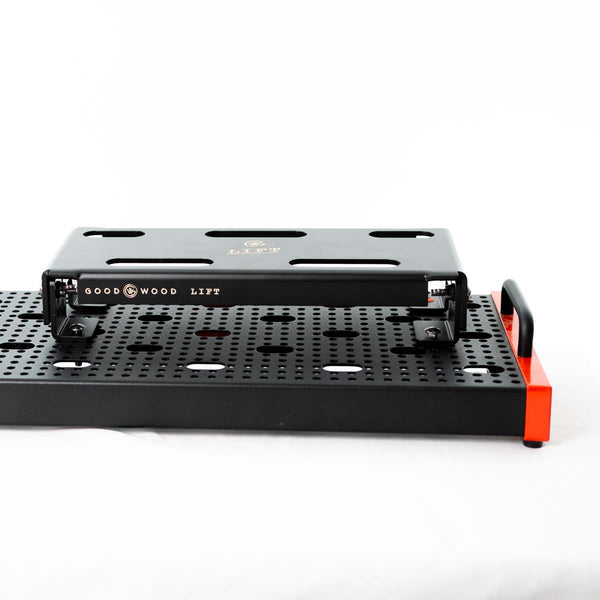 Guiterist Riser LIFT - The Worlds First Fully Adjustable Guitar Pedal Riser - Goodwood ...